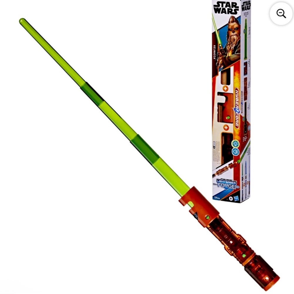 New! Star Wars Lightsaber Forge Kyber Core Kelnacca, Green Lightsaber